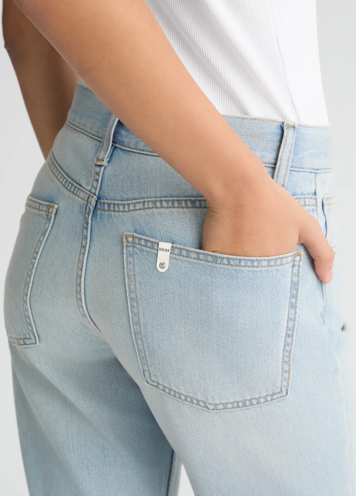 Liu Jo Jean droit avec broderie au crochet|Femme Jeans Droit