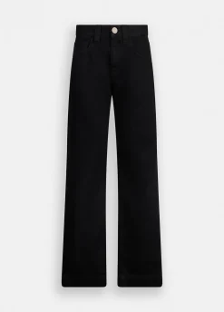 Liu Jo Jean droit avec perles de verre|Femme Jeans Droit