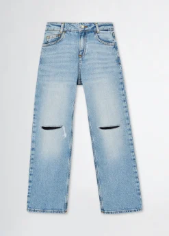 Liu Jo Jean en coton effet usé|Enfant Pantalons & Jupes