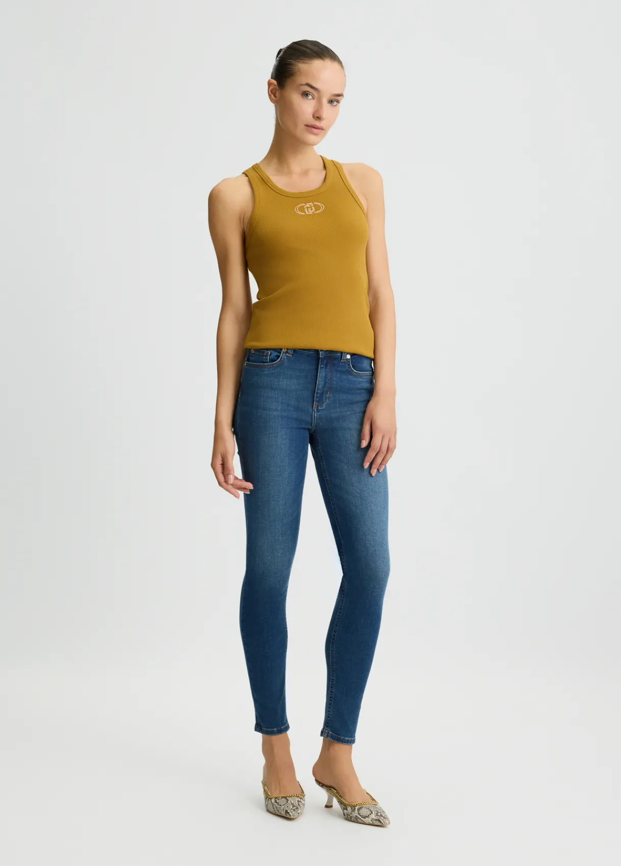 Liu Jo Jean skinny à taille haute|Femme Jeans Skinny