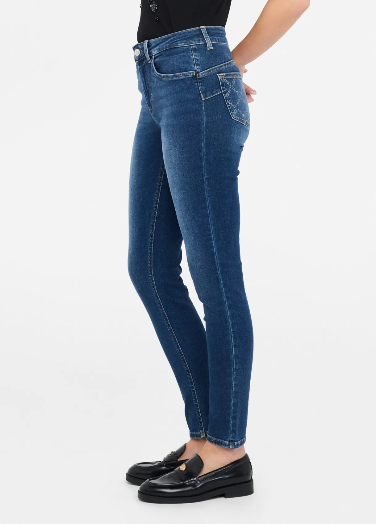 Liu Jo Jean skinny à taille haute|Femme Jeans Skinny