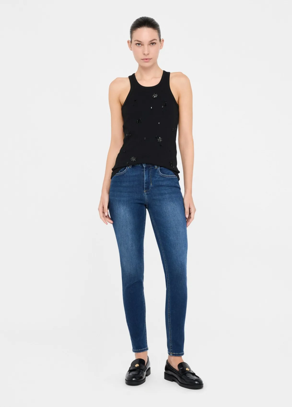 Liu Jo Jean skinny à taille haute|Femme Jeans Skinny