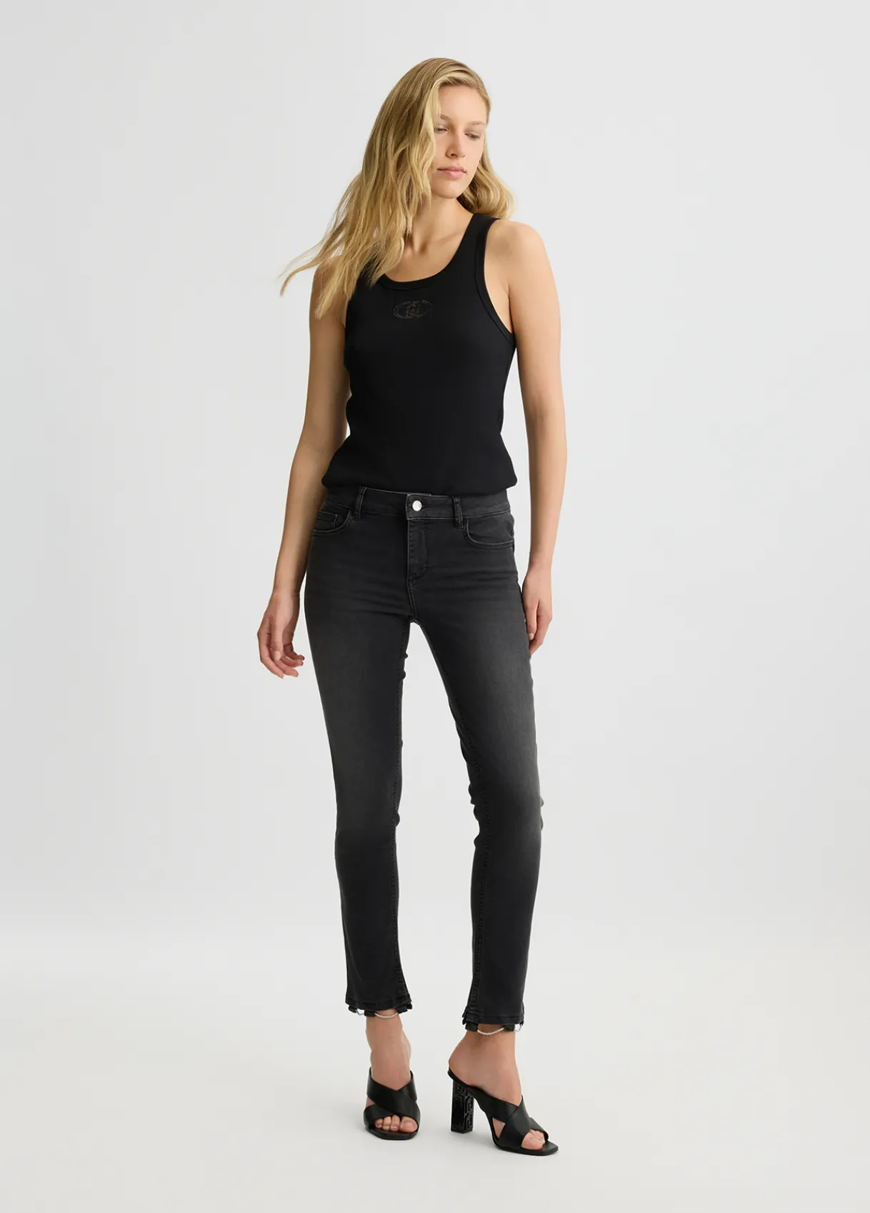 Liu Jo Jean skinny avec chaînes|Femme Jeans Skinny