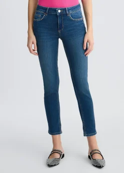 Liu Jo Jean skinny avec clous|Femme Jeans Skinny