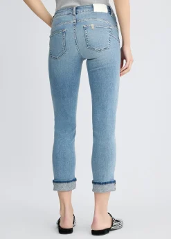 Liu Jo Jean skinny avec revers|Femme Jeans Skinny