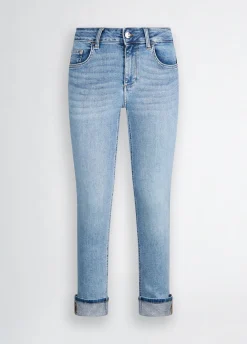 Liu Jo Jean skinny avec revers|Femme Jeans Skinny