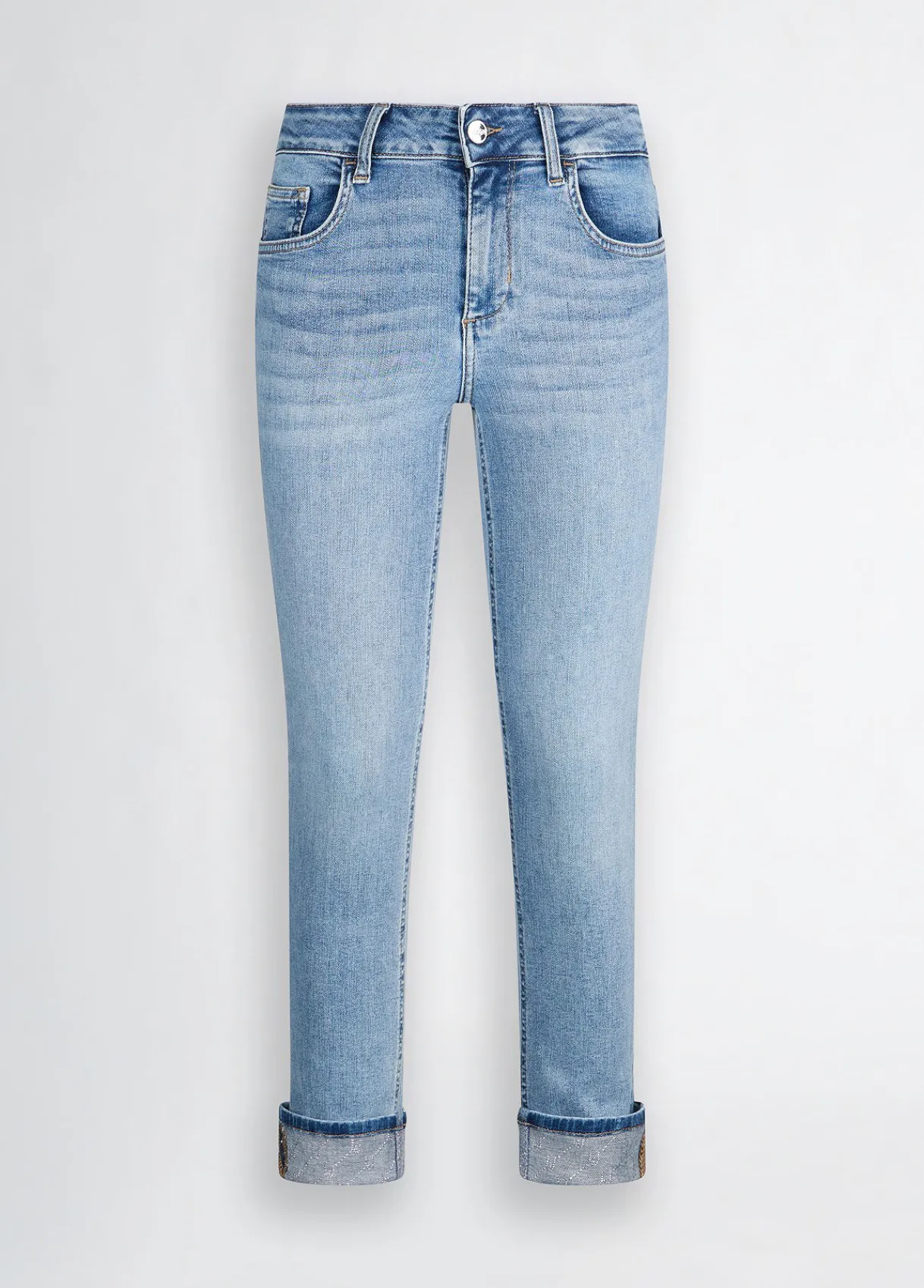 Liu Jo Jean skinny avec revers|Femme Jeans Skinny