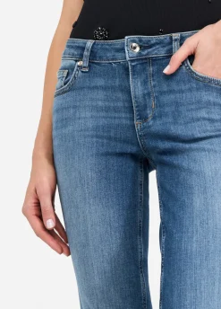 Liu Jo Jean skinny avec revers|Femme Jeans Skinny