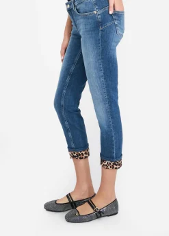 Liu Jo Jean skinny avec revers|Femme Jeans Skinny