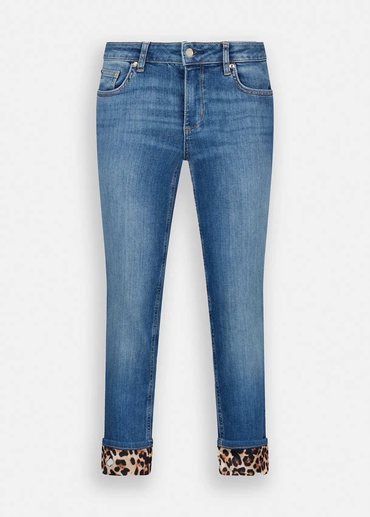 Liu Jo Jean skinny avec revers|Femme Jeans Skinny