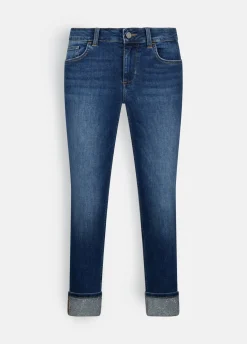 Liu Jo Jean skinny avec revers|Femme Jeans Skinny