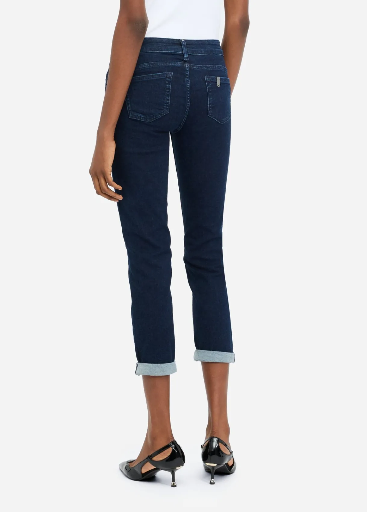Liu Jo Jean skinny avec revers|Femme Jeans Skinny