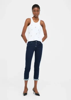 Liu Jo Jean skinny avec revers|Femme Jeans Skinny