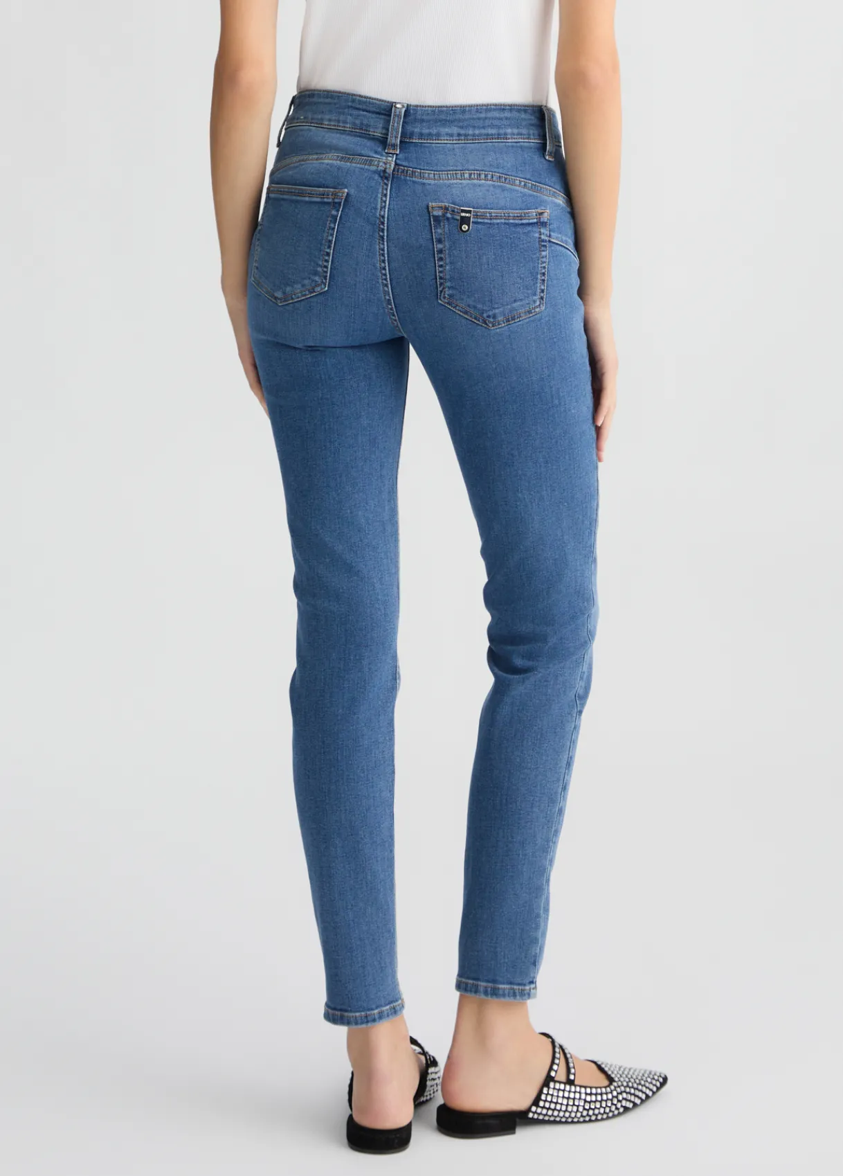 Liu Jo Jean skinny avec strass|Femme Jeans Skinny