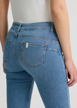 Liu Jo Jean skinny bottom up avec strass|Femme Jeans Skinny