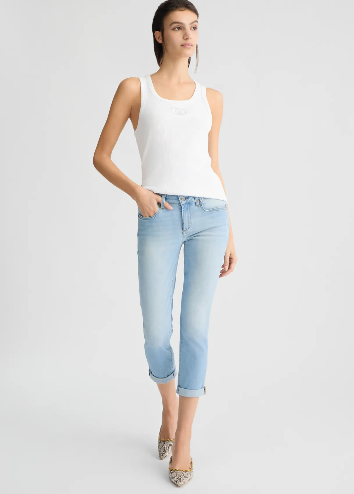 Liu Jo Jean skinny cropped|Femme Jeans Skinny