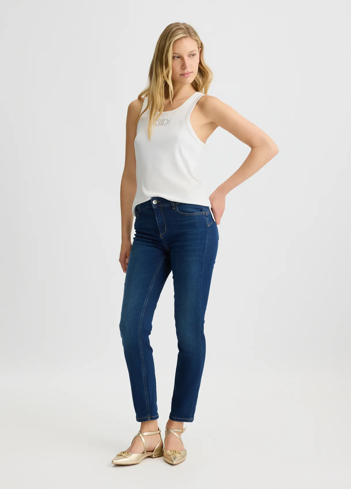 Liu Jo Jean skinny cropped|Femme Jeans Skinny