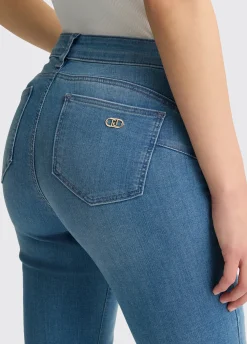 Liu Jo Jean skinny en coton effet usé|Femme Jeans Skinny