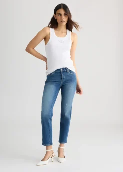 Liu Jo Jean slim avec strass|Femme Jeans Slim
