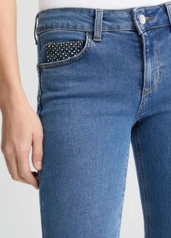 Liu Jo Jean slim avec strass|Femme Jeans Skinny