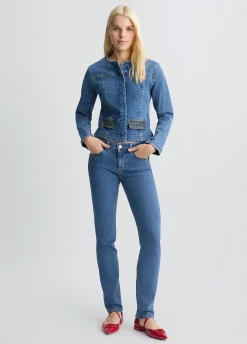 Liu Jo Jean slim avec strass|Femme Jeans Skinny