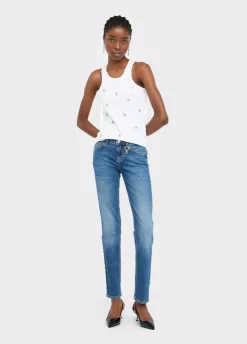 Liu Jo Jean slim bottom up|Femme Jeans Skinny