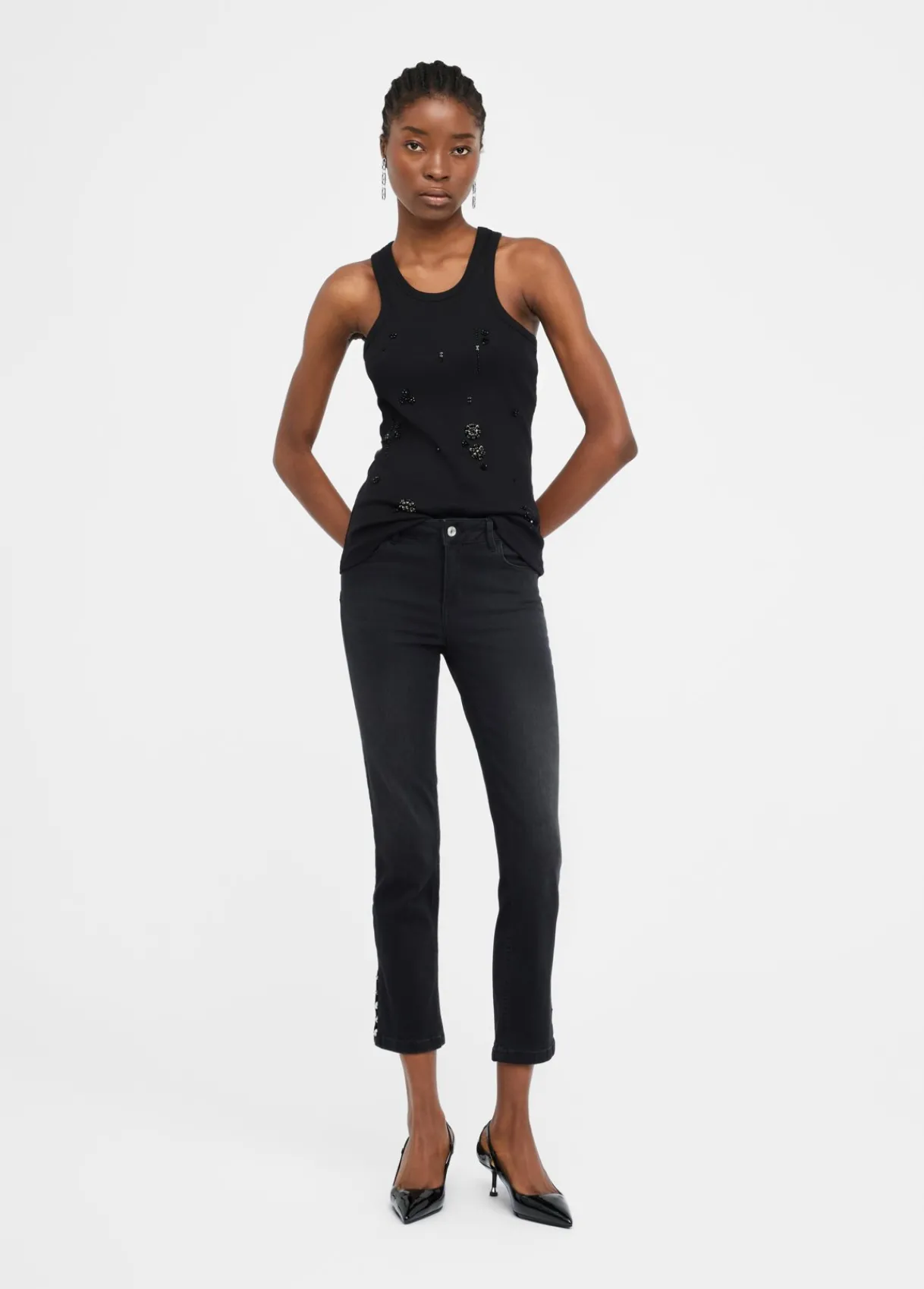 Liu Jo Jean slim cropped|Femme Jeans Slim