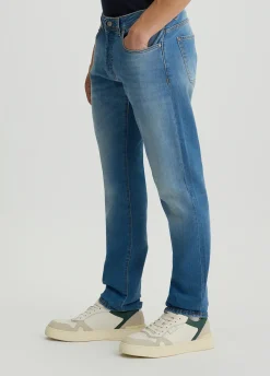 Liu Jo Jean slim en coton effet usé|Homme Jeans