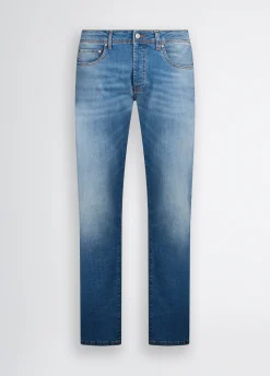 Liu Jo Jean slim en coton effet usé|Homme Jeans