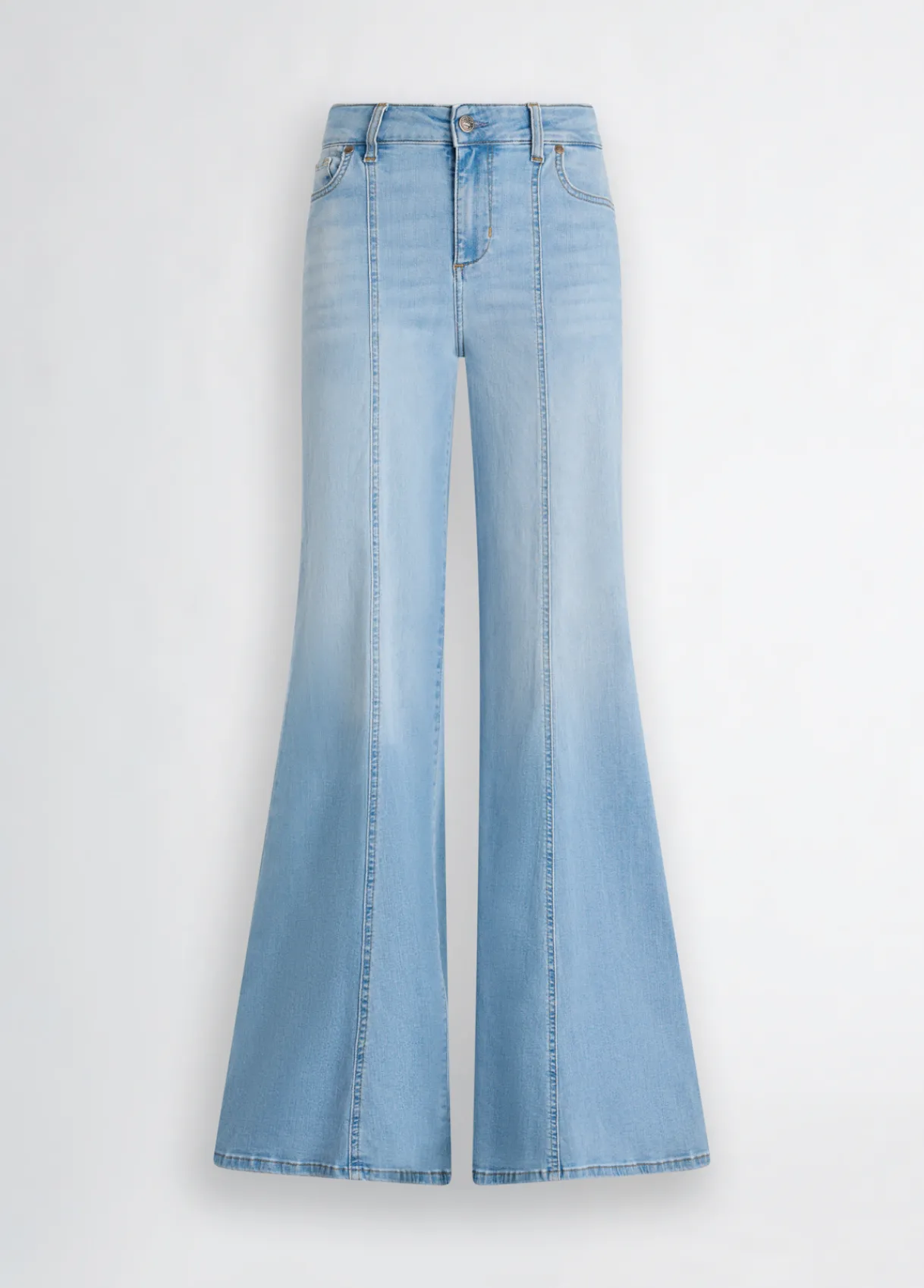 Liu Jo Jean super évasé à taille haute|Femme Jeans Patte D'Eph
