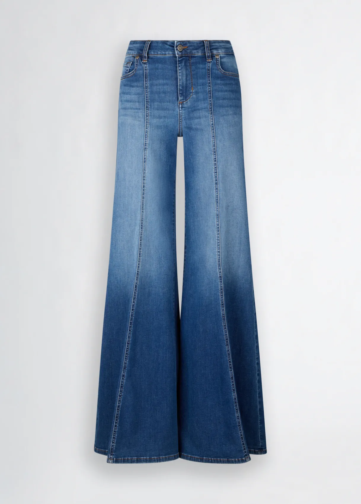Liu Jo Jean super évasé à taille haute|Femme Jeans Patte D'Eph