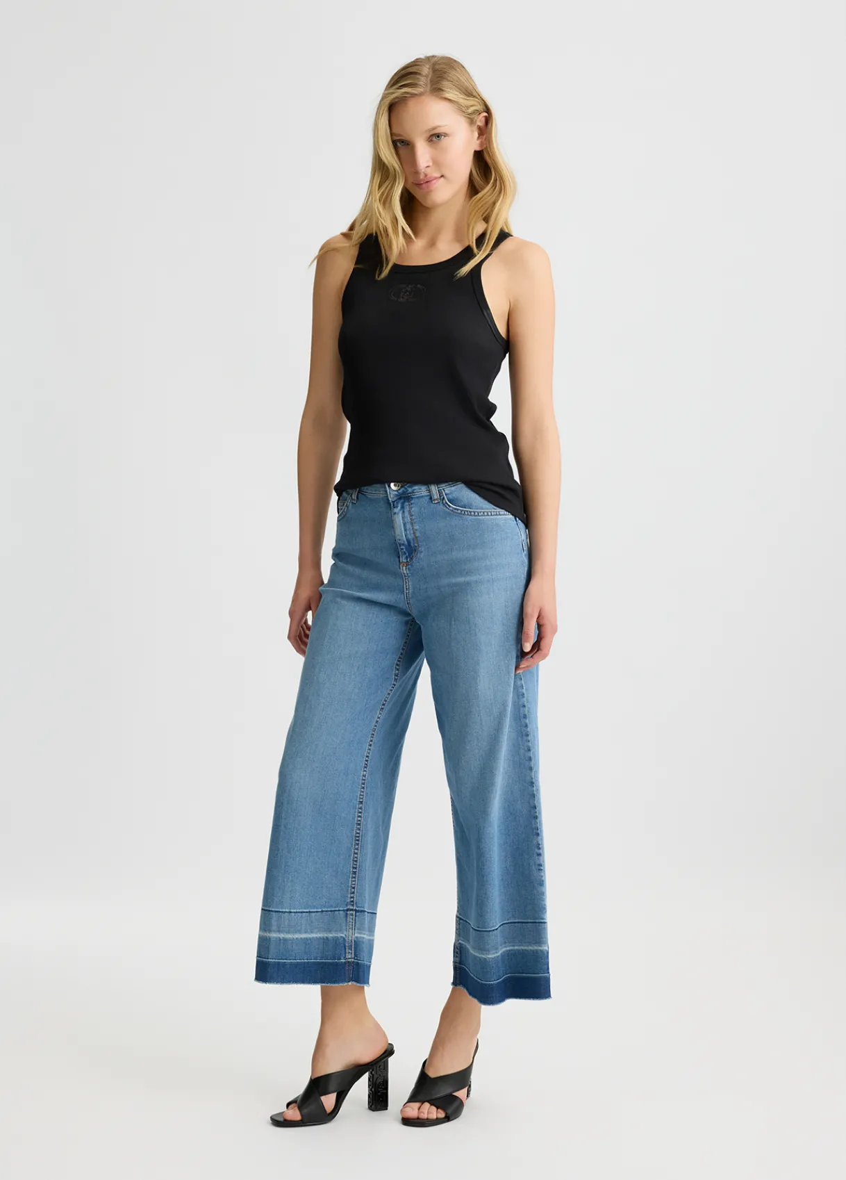 Liu Jo Jean super évasé ceinturé|Femme Jeans Patte D'Eph