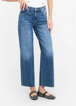 Liu Jo Jean taille basse à jambe large|Femme Jeans Patte D'Eph