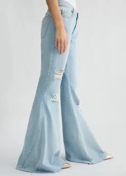 Liu Jo Jean évasé à taille basse|Femme Jeans Patte D'Eph