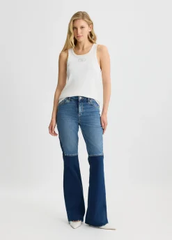 Liu Jo Jean évasé à taille haute|Femme Jeans Patte D'Eph