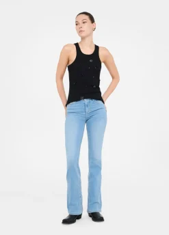 Liu Jo Jean évasé à taille haute|Femme Jeans Patte D'Eph