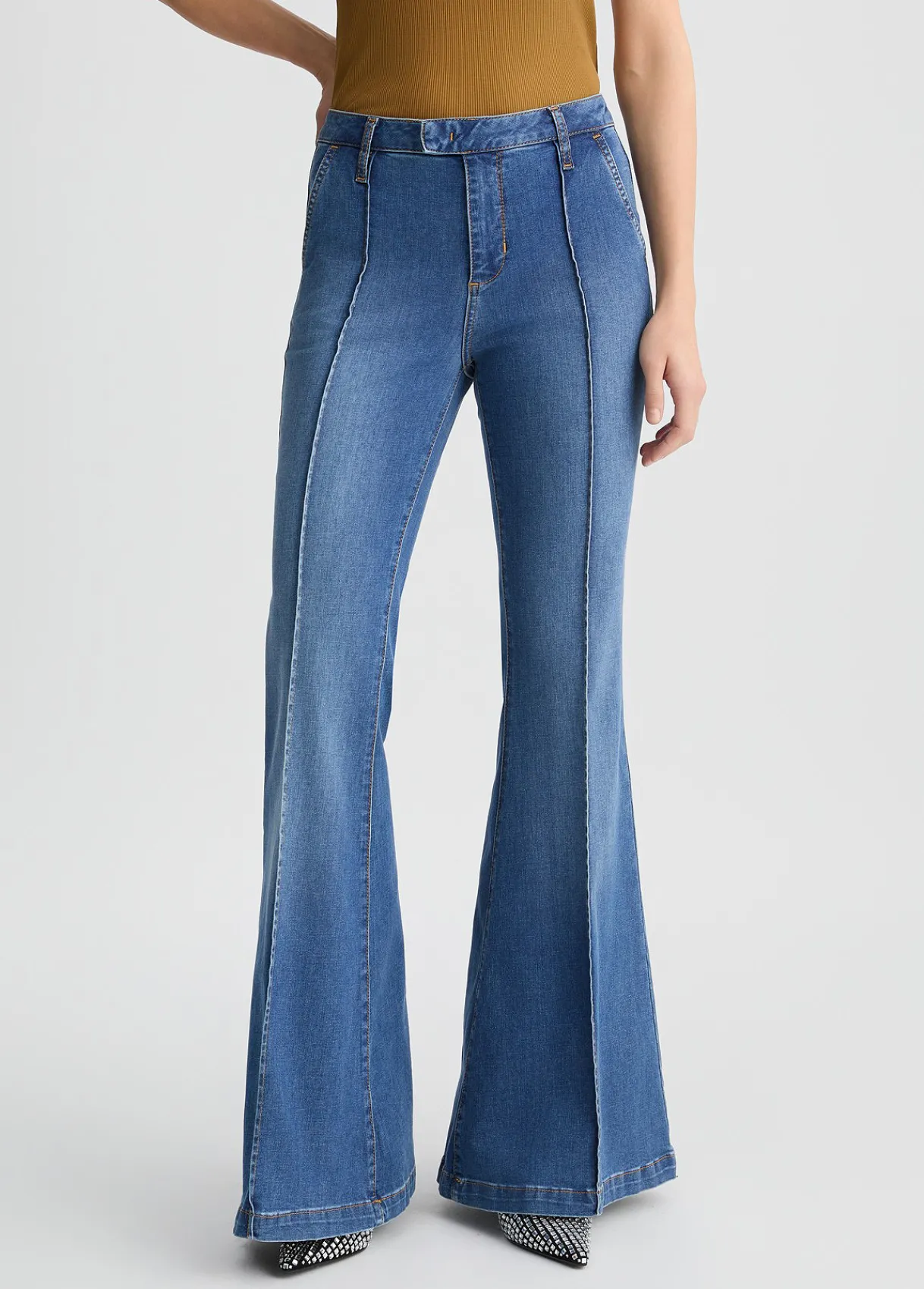 Liu Jo Jean évasé à taille haute|Femme Jeans Patte D'Eph