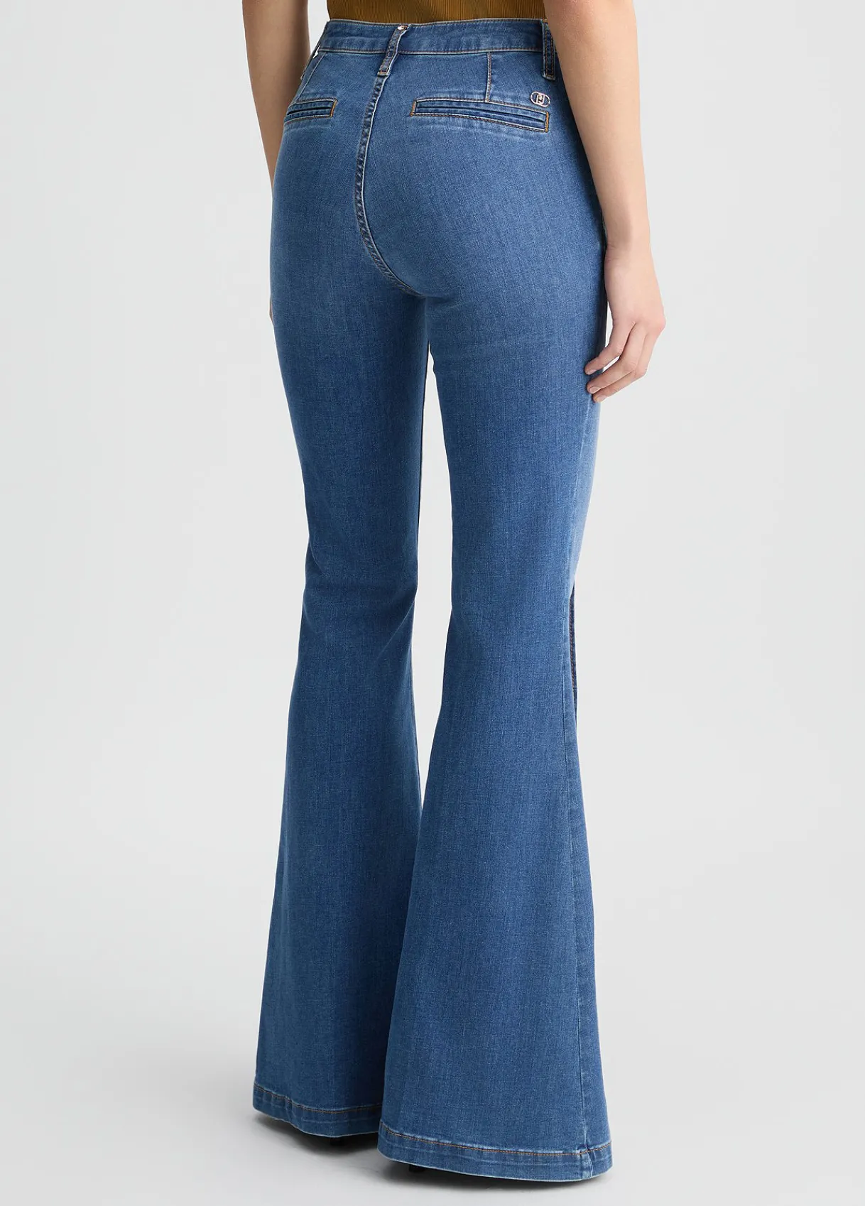 Liu Jo Jean évasé à taille haute|Femme Jeans Patte D'Eph