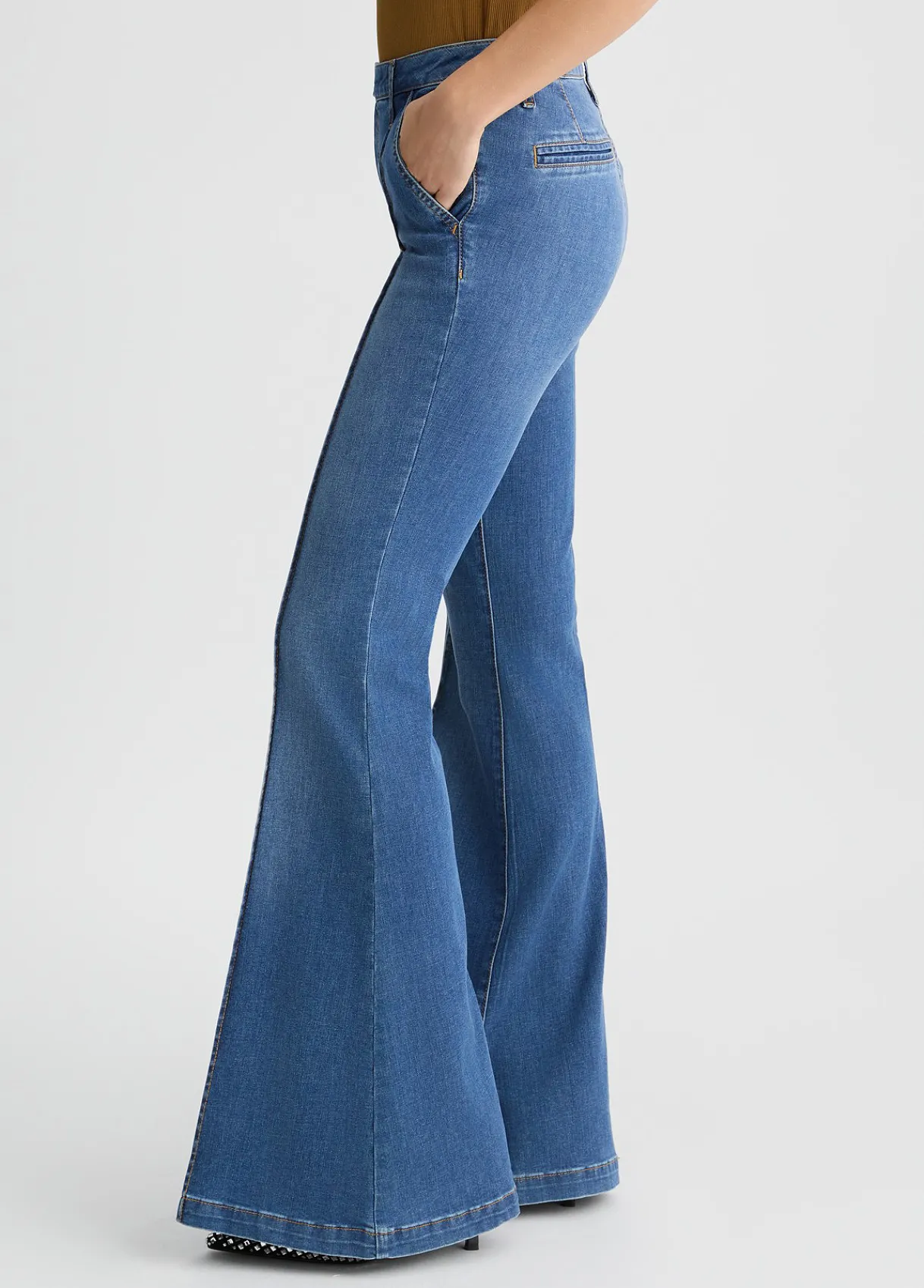 Liu Jo Jean évasé à taille haute|Femme Jeans Patte D'Eph