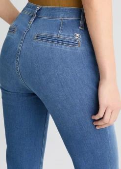 Liu Jo Jean évasé à taille haute|Femme Jeans Patte D'Eph