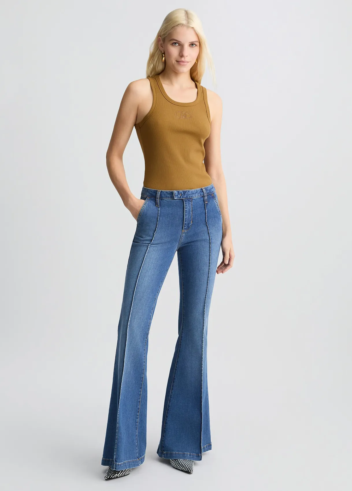 Liu Jo Jean évasé à taille haute|Femme Jeans Patte D'Eph