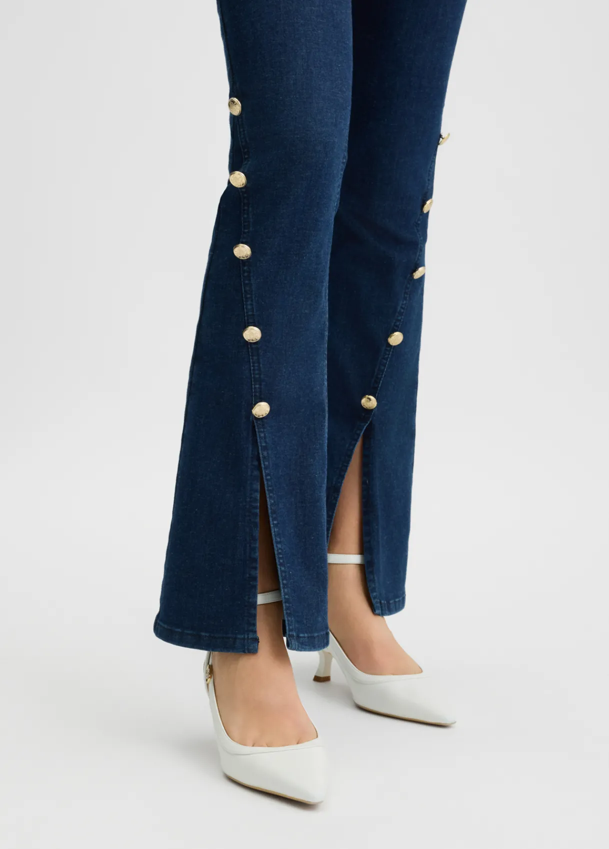 Liu Jo Jean évasé avec boutons|Femme Jeans Bootcut
