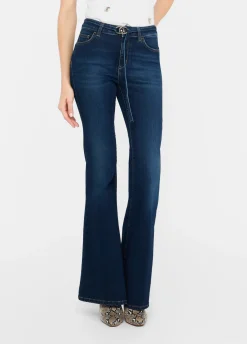 Liu Jo Jean évasé avec ceinture|Femme Jeans Bootcut