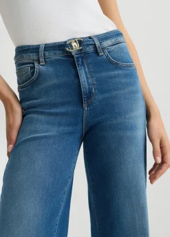 Liu Jo Jean évasé avec ceinture|Femme Jeans Patte D'Eph