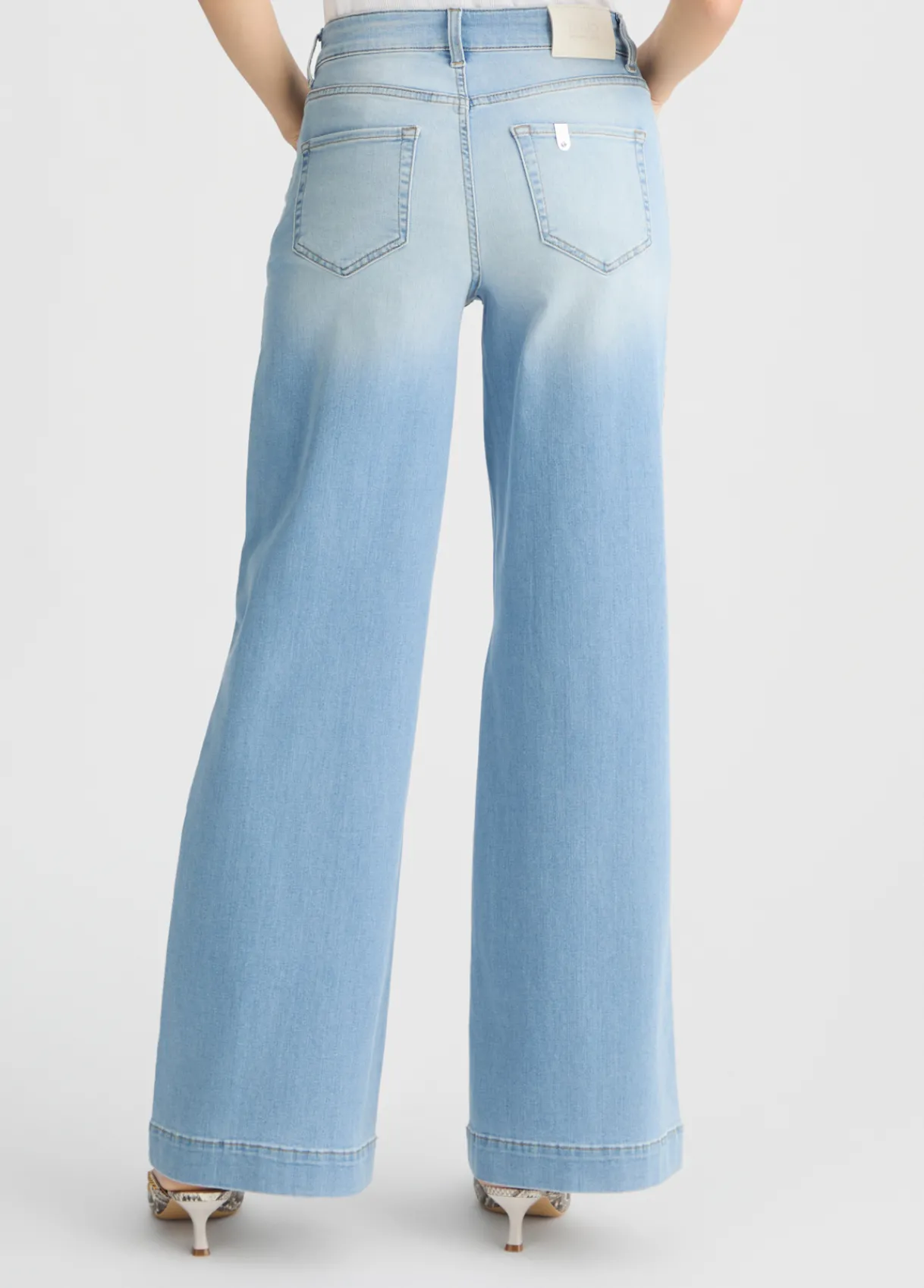 Liu Jo Jean évasé avec clous|Femme Jeans Patte D'Eph