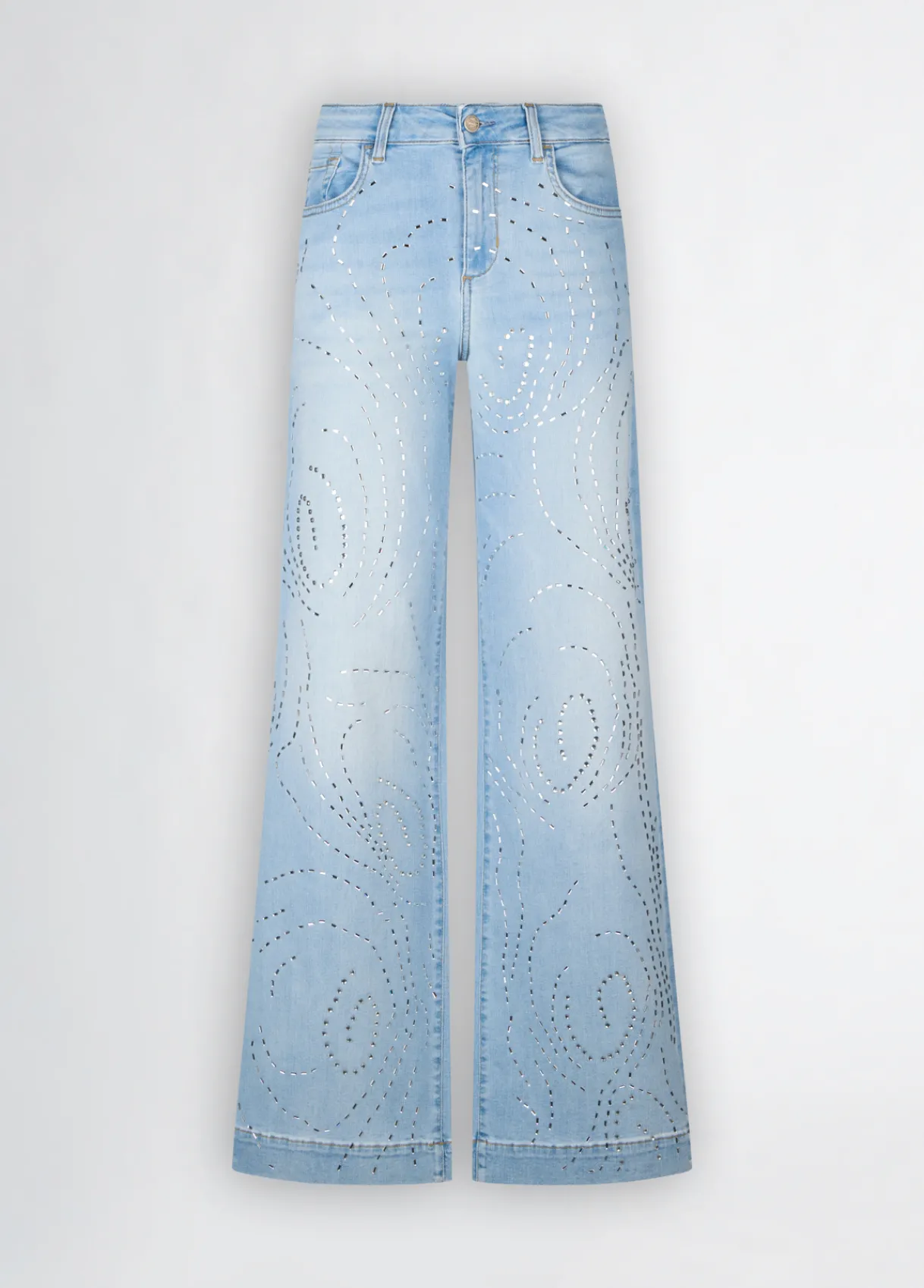 Liu Jo Jean évasé avec clous|Femme Jeans Patte D'Eph