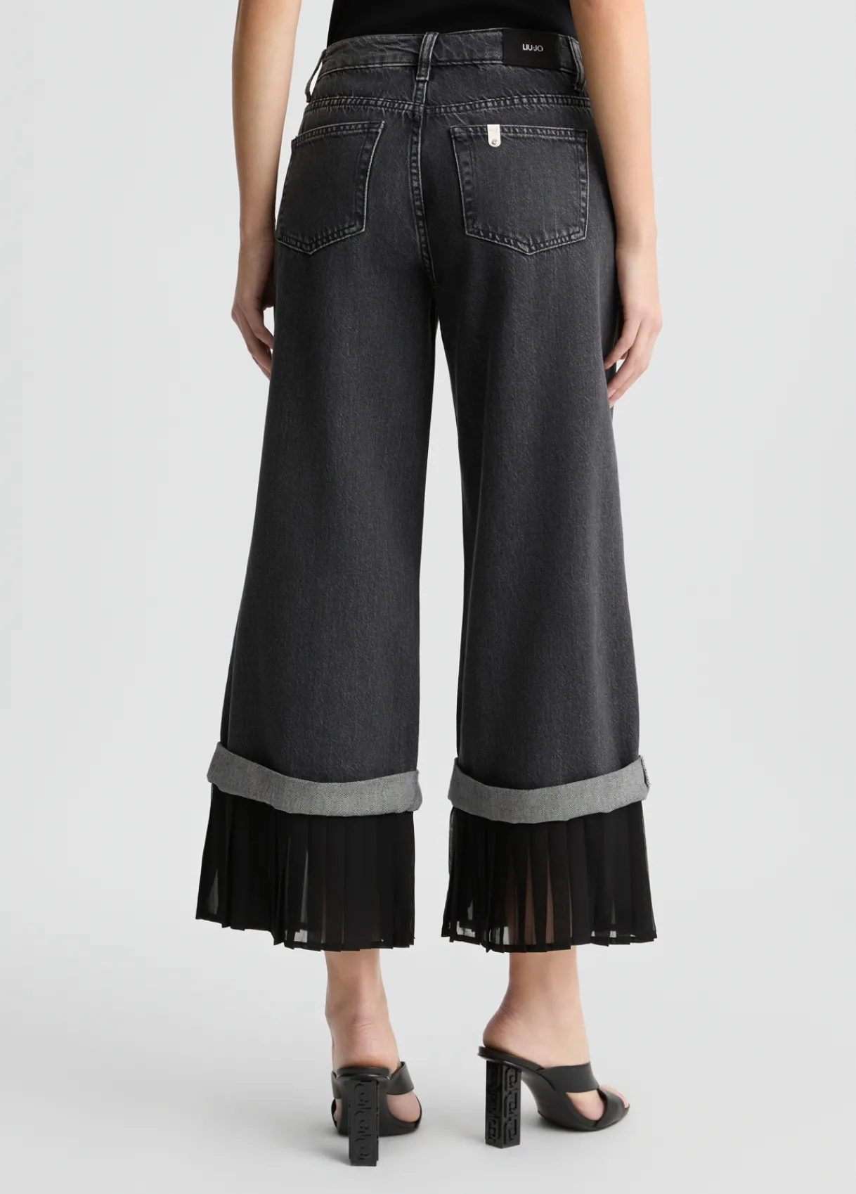 Liu Jo Jean évasé avec ourlet plissé|Femme Jeans Droit