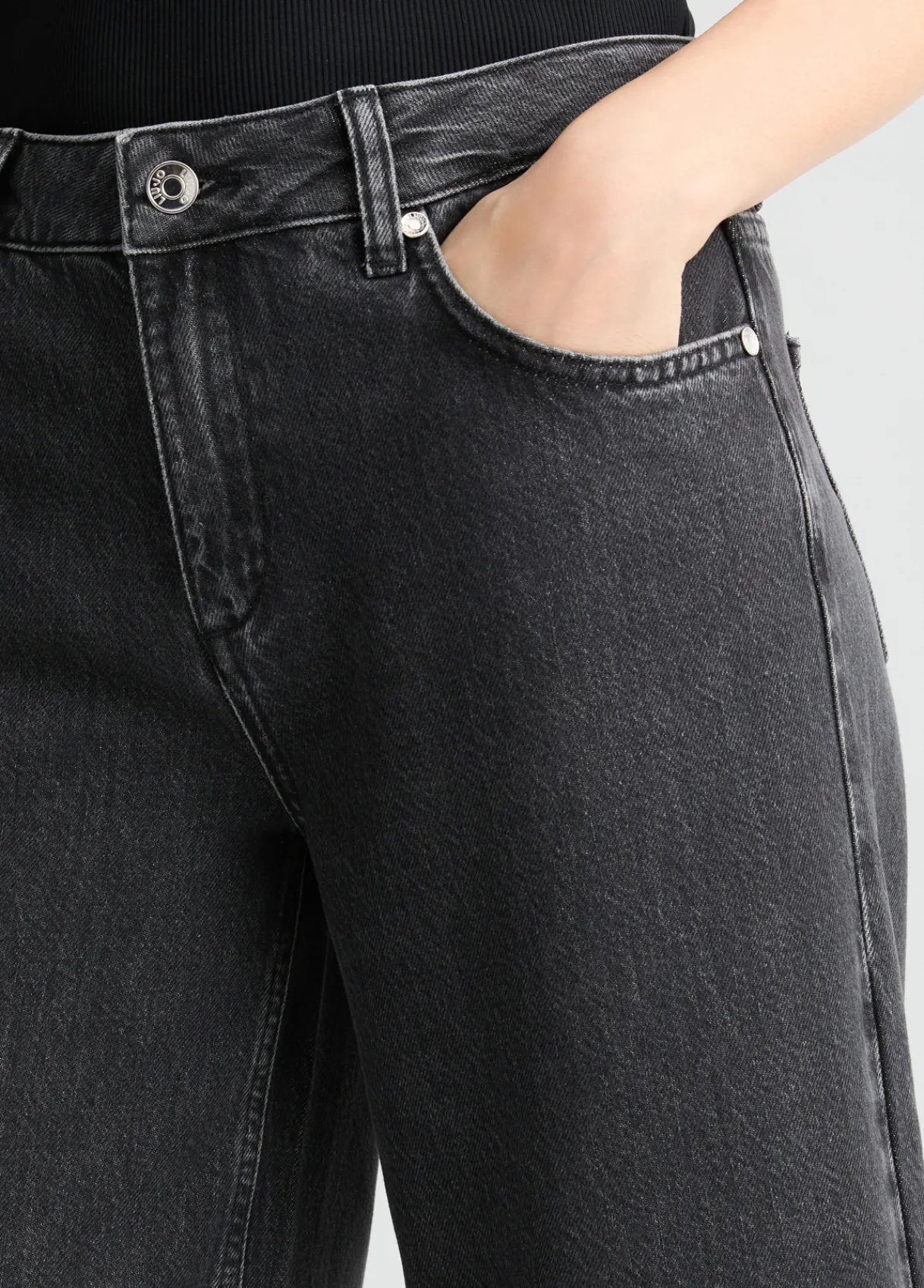 Liu Jo Jean évasé avec ourlet plissé|Femme Jeans Droit