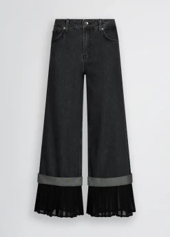 Liu Jo Jean évasé avec ourlet plissé|Femme Jeans Droit