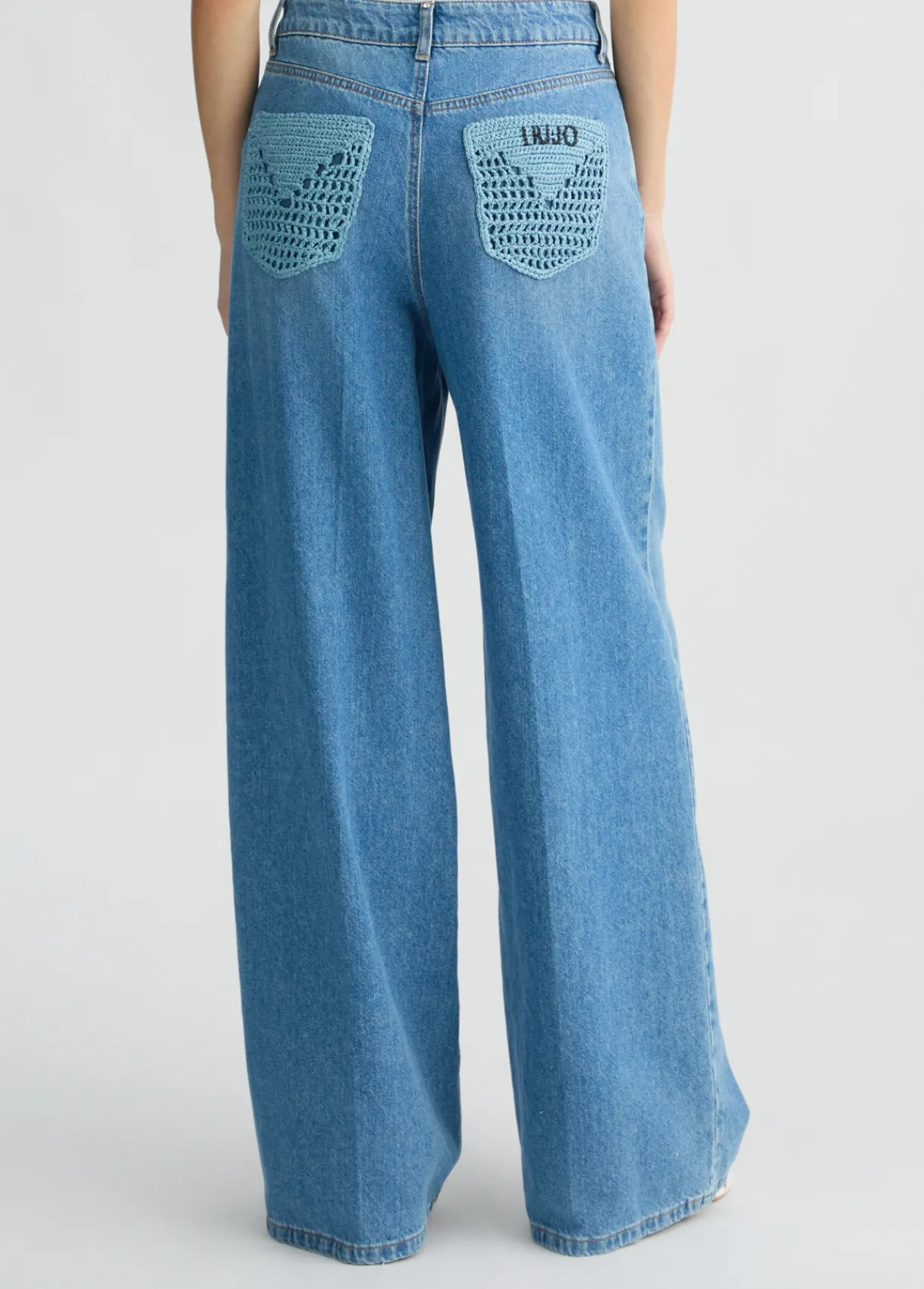 Liu Jo Jean évasé avec poches en crochet|Femme Jeans Patte D'Eph